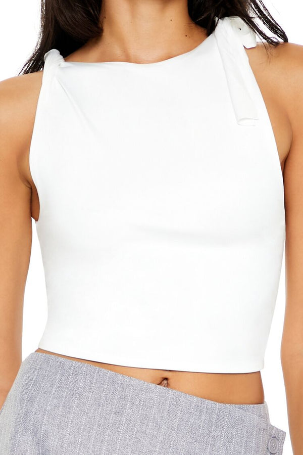Forever 21 Contour Sculpt Asymmetrical Crop Top