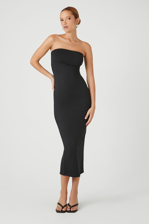 forever 21 Contour Sculpt Bodycon Tube Midi Dress
