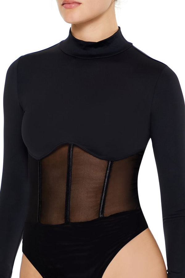 Forever 21 Contour Sculpt Corset Bodysuit