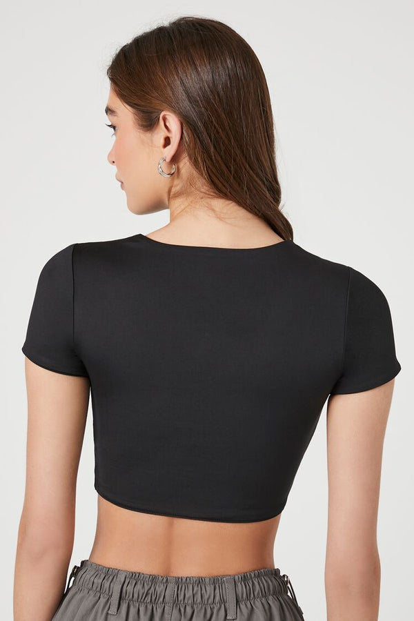 Forever 21 Contour Sculpt Cropped Tee