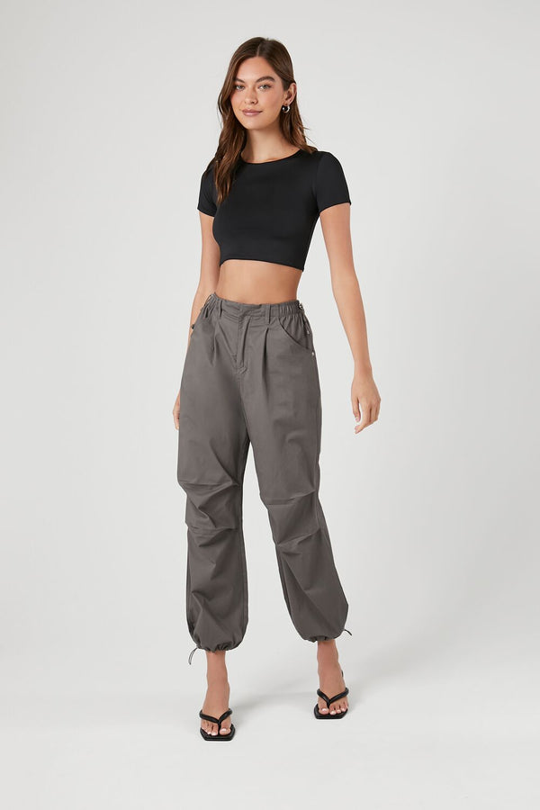 Forever 21 Contour Sculpt Cropped Tee
