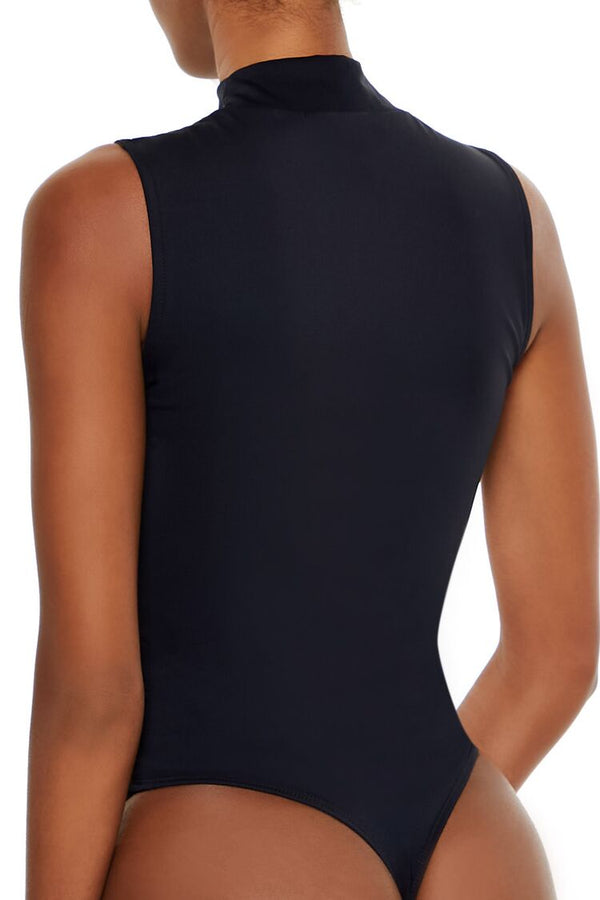 Forever 21 Contour Sculpt Mock Neck Bodysuit