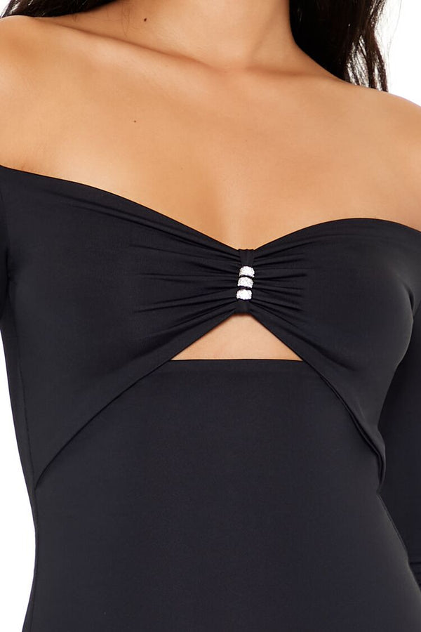 Forever 21 Contour Sculpt Off-the-Shoulder Top