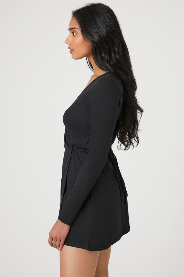 Forever 21 Contour Sculpt Wrap Mini Dress
