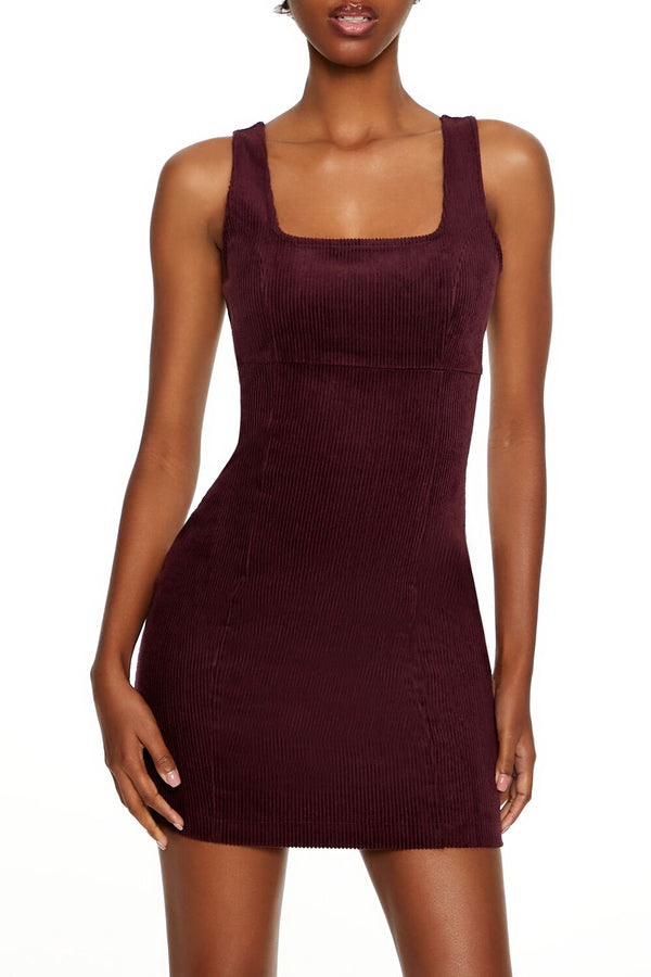 Forever 21 Corduroy Tank Mini Dress