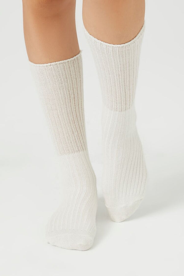 Forever 21 Cotton-Blend Crew Socks