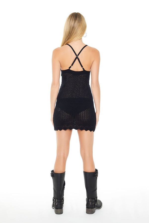 Forever 21 Crisscross Mini Sweater Dress