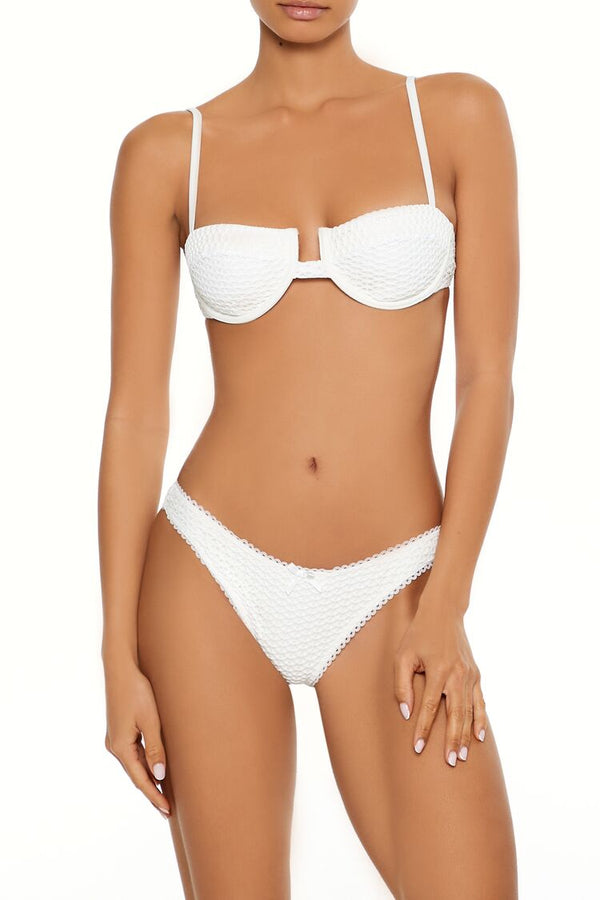 Forever 21 Crochet High-Leg Bikini Bottoms