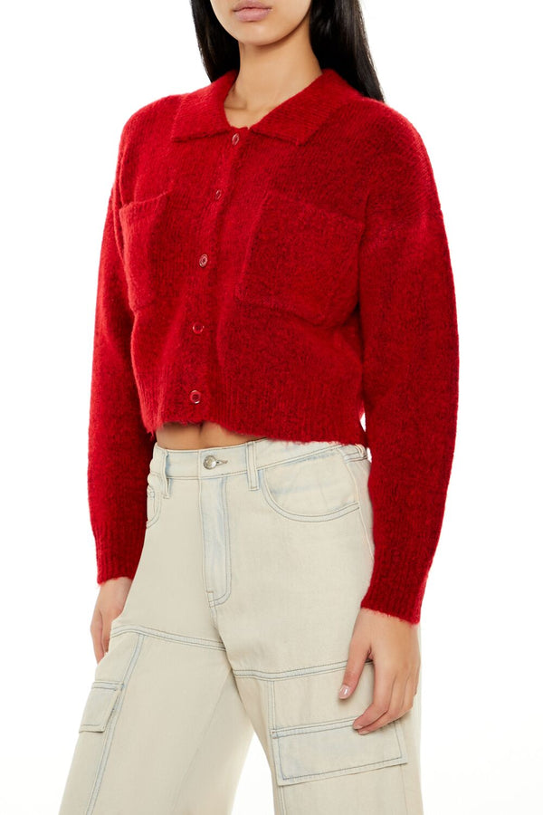 Forever 21 Cropped Cardigan Sweater