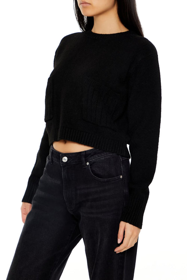 Forever 21 Cropped Crew Sweater