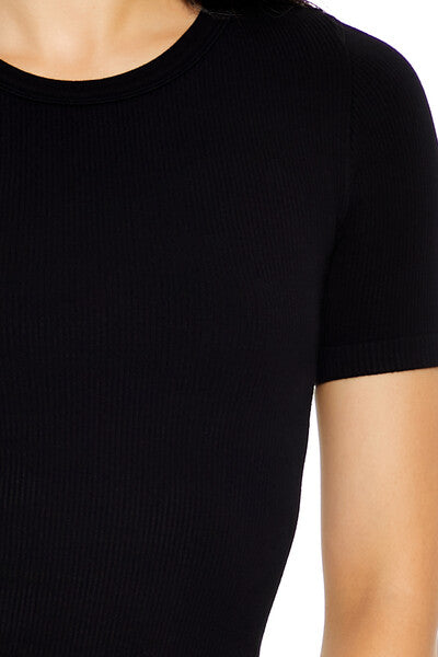 Forever 21 Cropped Seamless Ribbed Tee