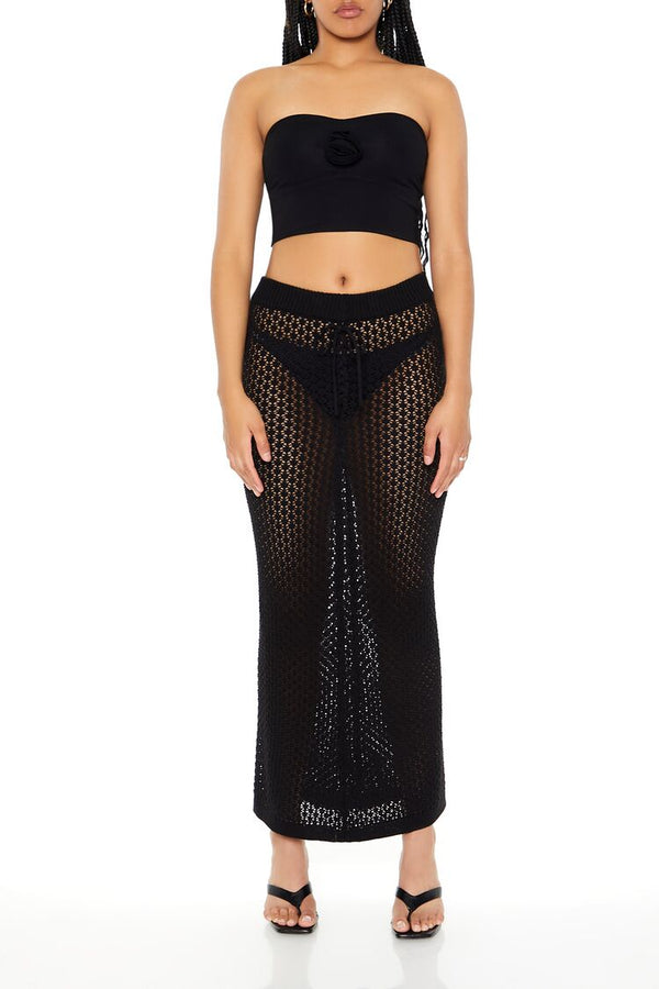 Forever 21 Cropped Sweetheart Tube Top