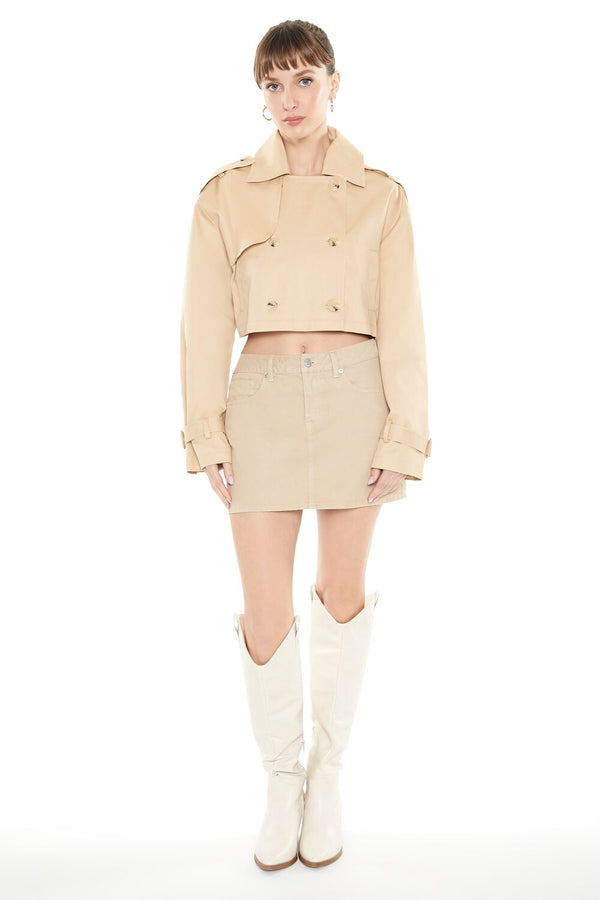Forever 21 Cropped Trench Jacket