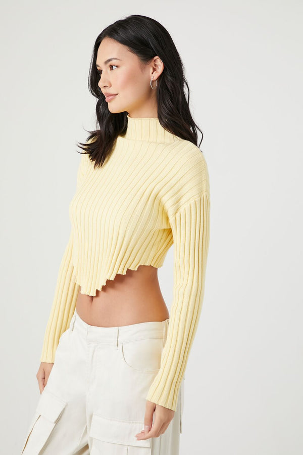 Forever 21 Cropped Turtleneck Sweater