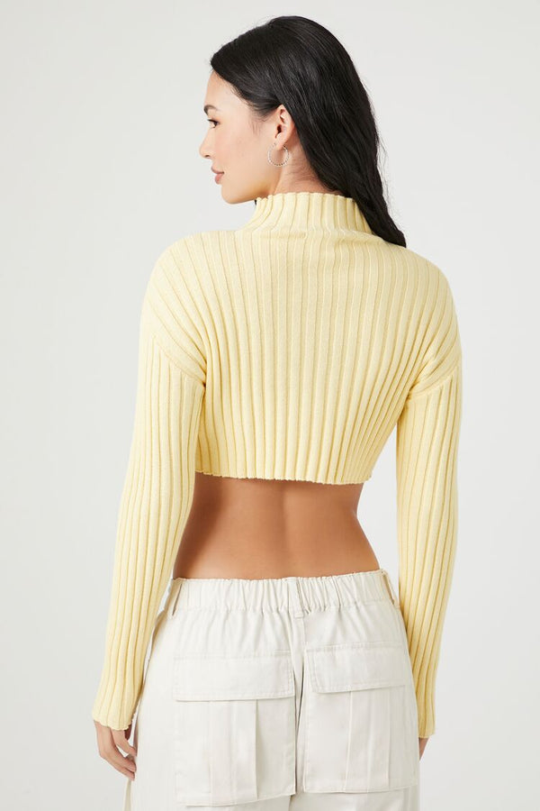 Forever 21 Cropped Turtleneck Sweater