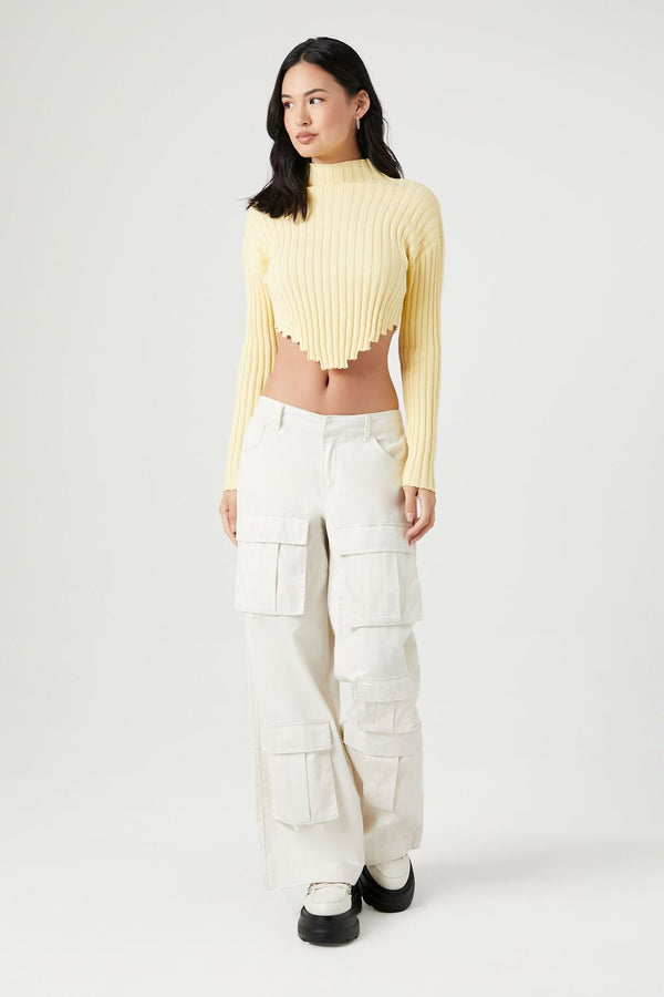 Forever 21 Cropped Turtleneck Sweater