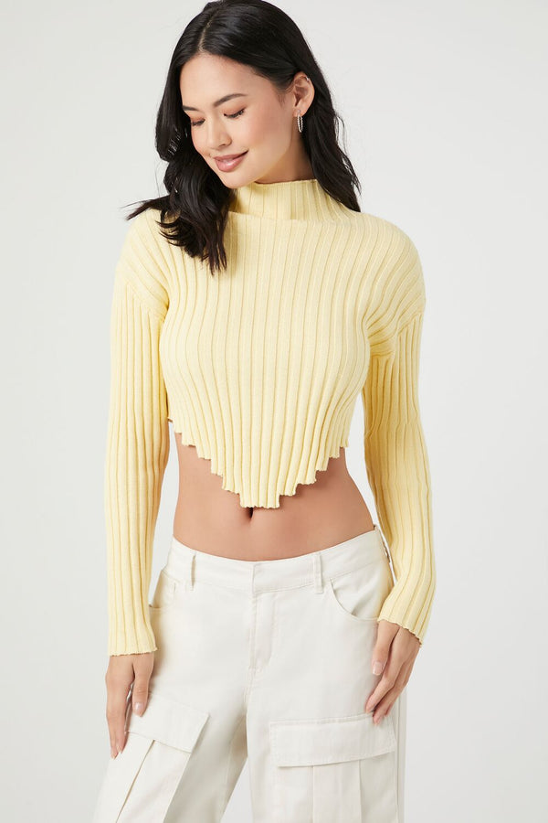 forever 21 Cropped Turtleneck Sweater