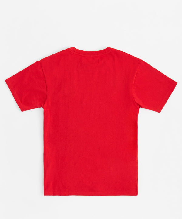 Forever 21 Crossbones Short Sleeve Tee - Red