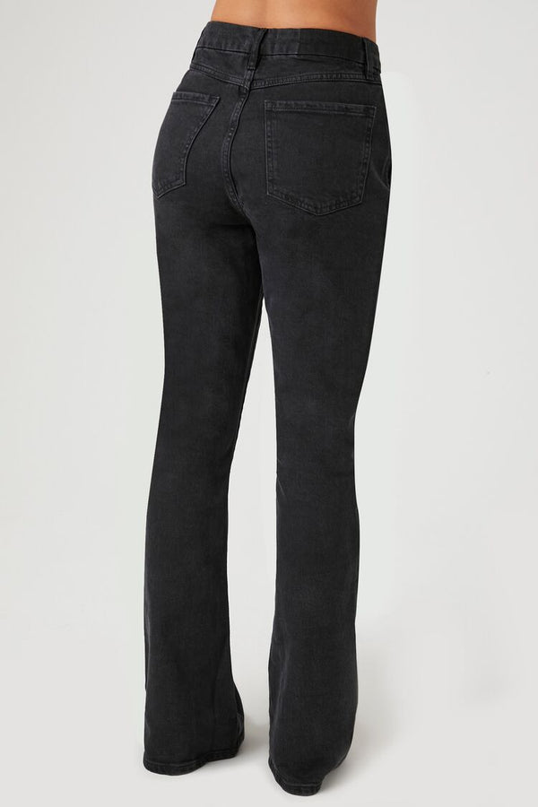 Forever 21 Curvy Mid-Rise Flare Jeans