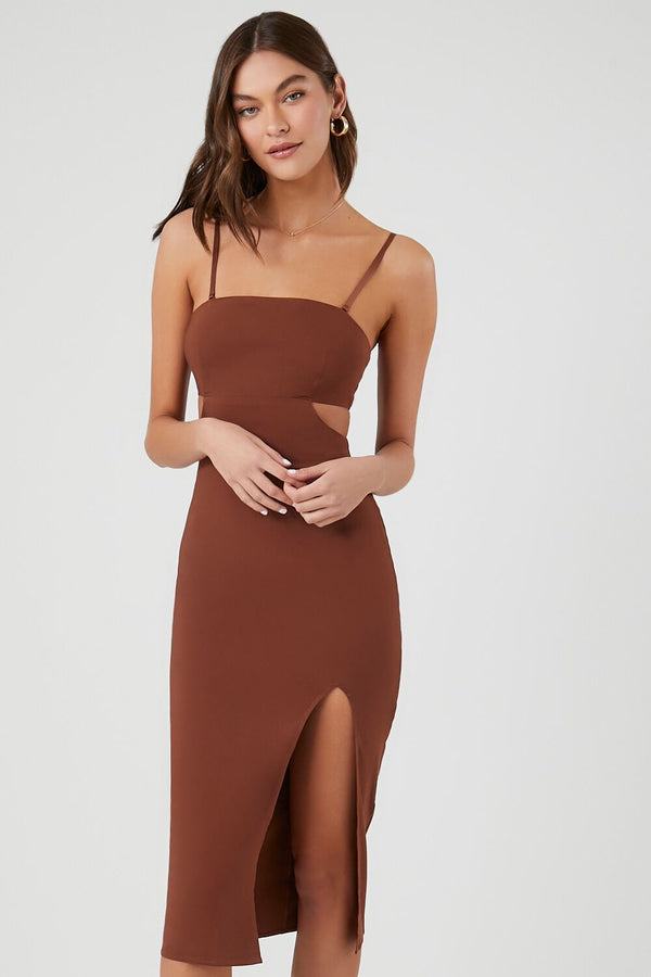 Forever 21 Cutout Midi Cami Dress