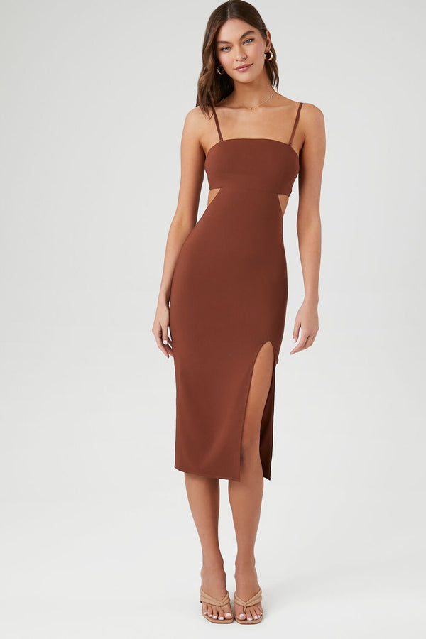 forever 21 Cutout Midi Cami Dress