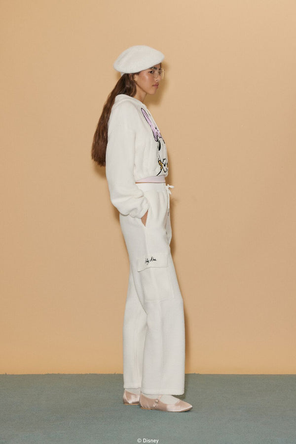 Forever 21 Disney Daisy Duck Faux Shearling Pants