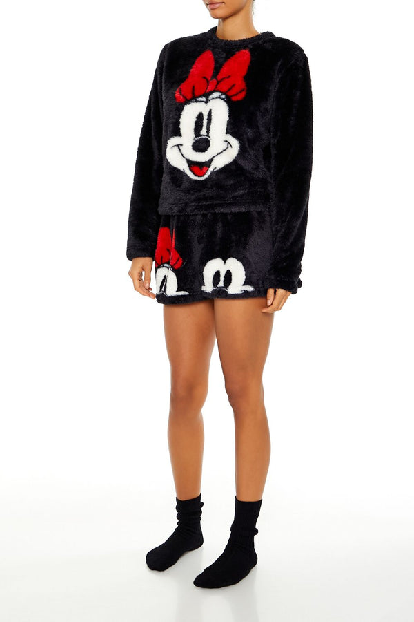 Forever 21 Disney Mickey & Minnie Pajama Shorts