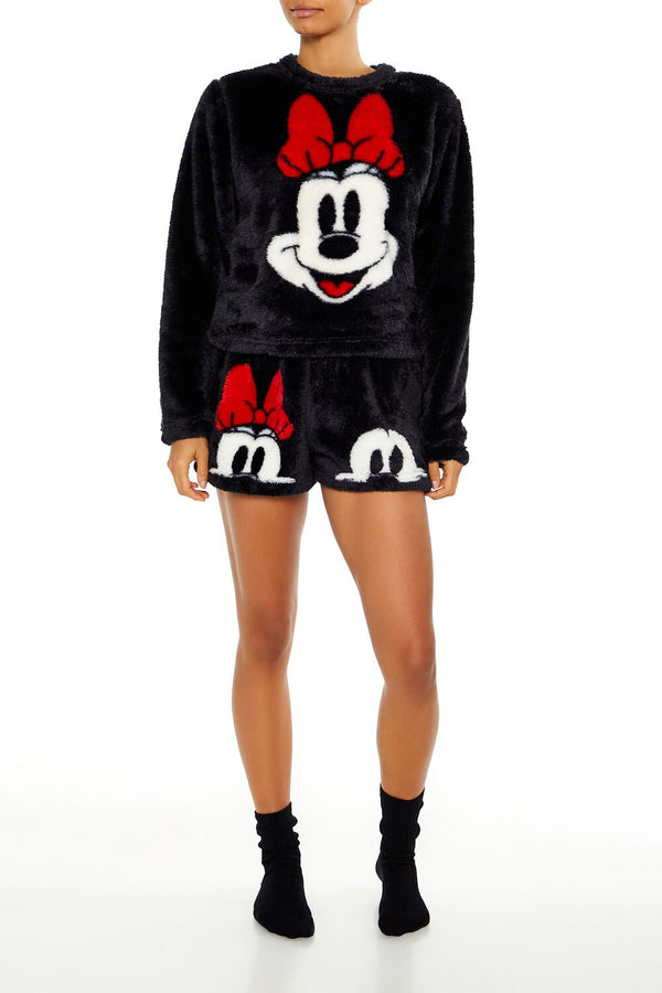 forever 21 Disney Mickey & Minnie Pajama Shorts