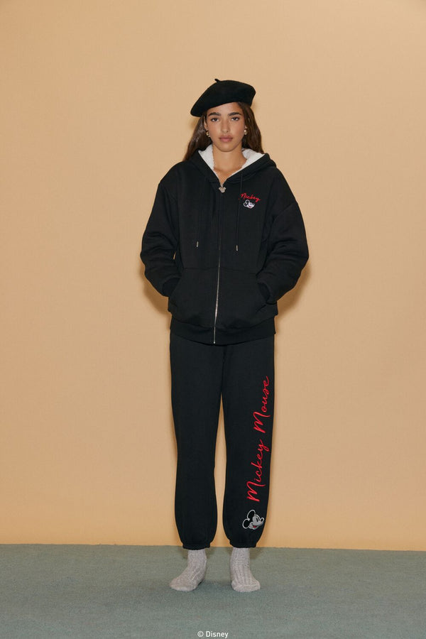 Forever 21 Disney Mickey Mouse Zip-Up Hoodie