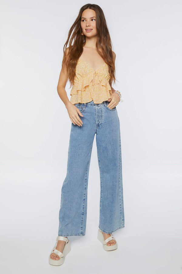 Forever 21 Ditsy Floral Flounce Cami