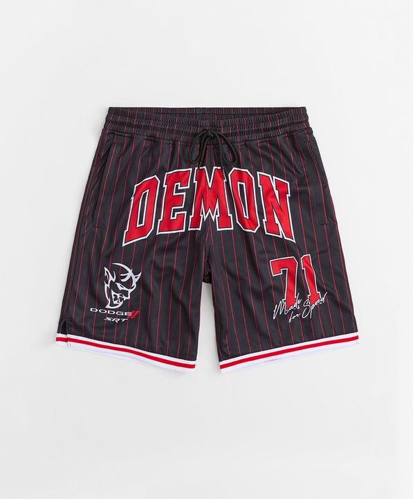 forever 21 Dodge Demon Basketball Short - Black