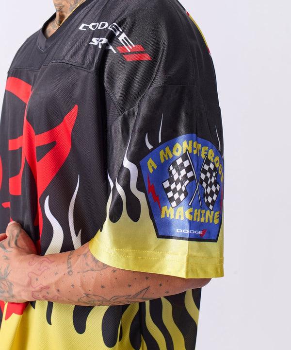 Forever 21 Dodge Football Jersey - Black