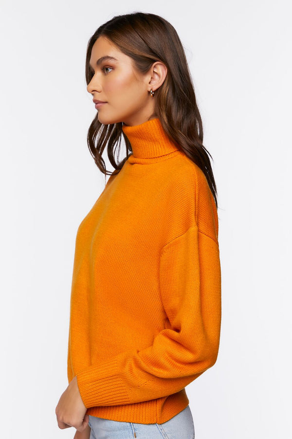 Forever 21 Drop-Sleeve Turtleneck Sweater