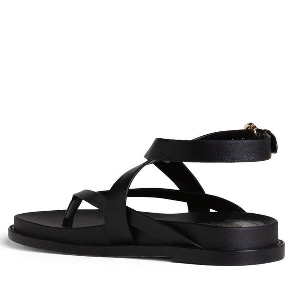 Forever 21 Elise Flat Leather Sandal