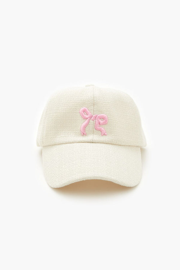 forever 21 Embroidered Bow Baseball Cap