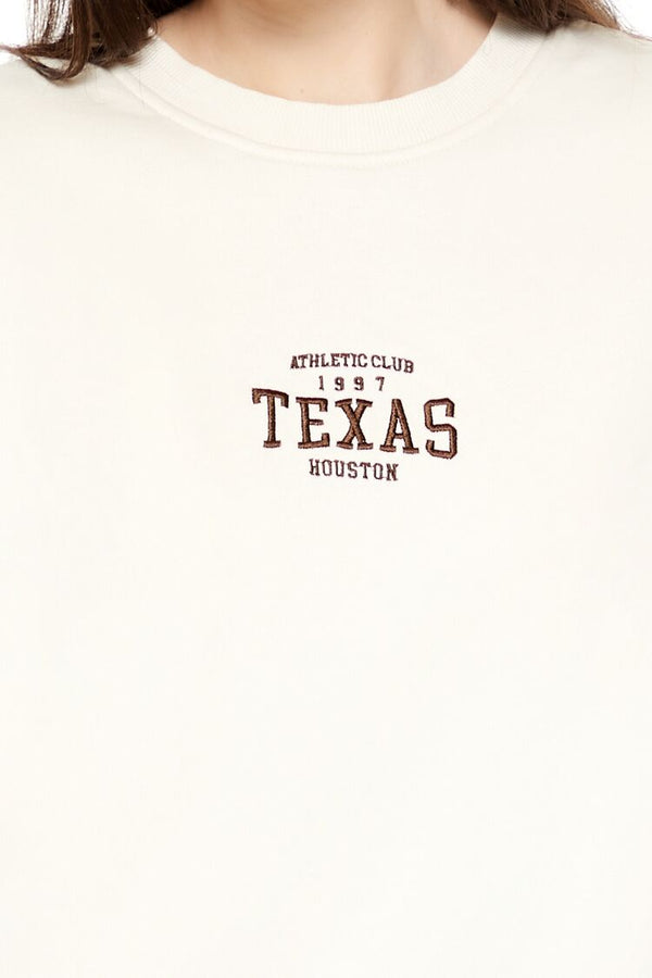 Forever 21 Embroidered Texas Pullover