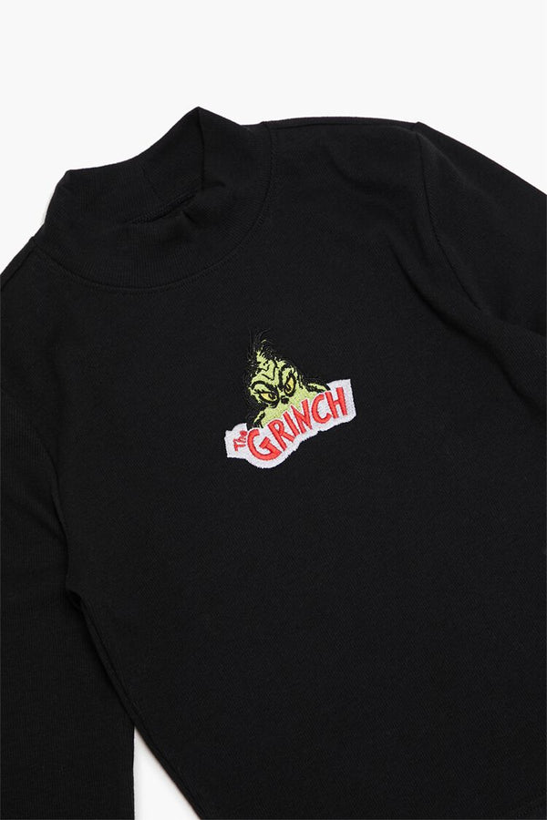 Forever 21 Embroidered The Grinch Top