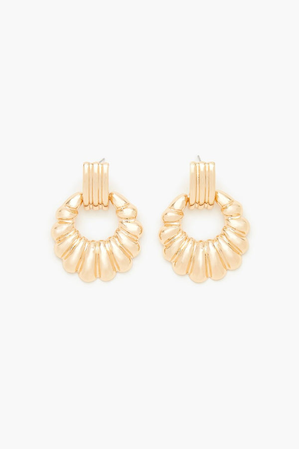 forever 21 Etched Hoop Earrings