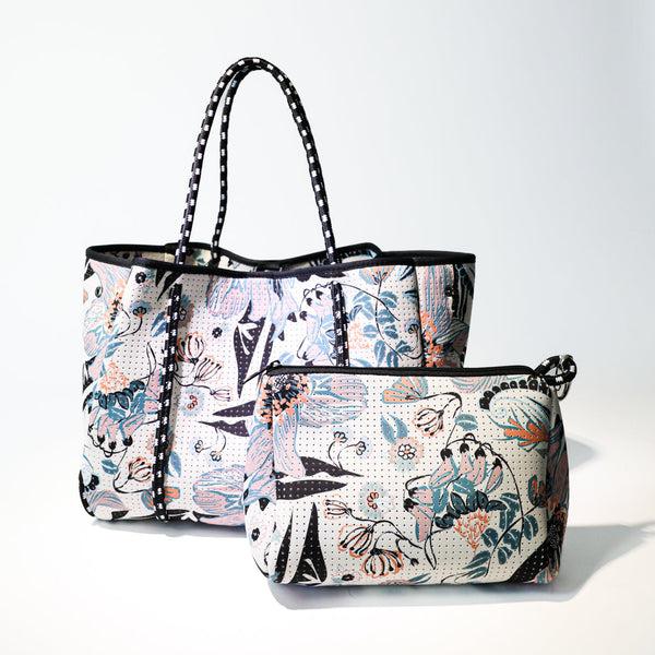 Forever 21 EVERYDAY TOTE BLOSSOM WHITE