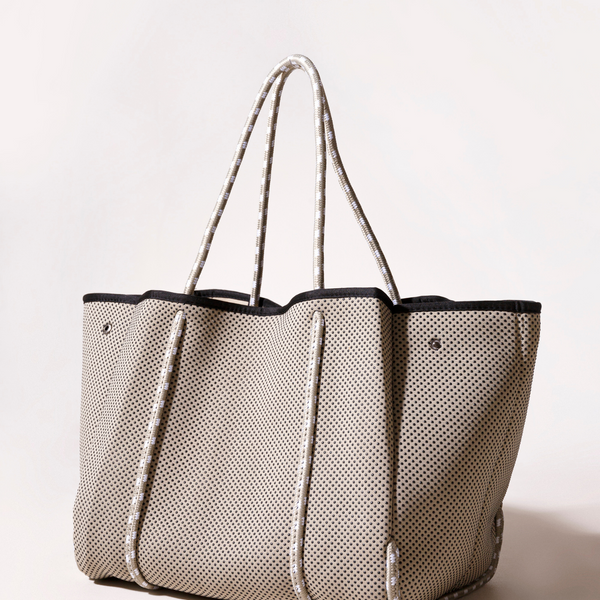 Forever 21 EVERYDAY TOTE DOTTED TAUPE
