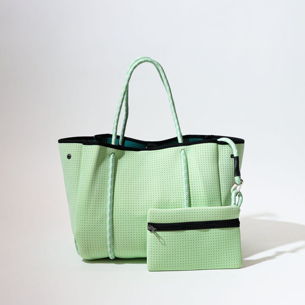 Forever 21 EVERYDAY TOTE GREEN PASTEL