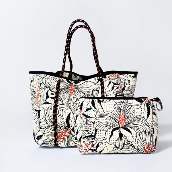 Forever 21 EVERYDAY TOTE HIBISCUS