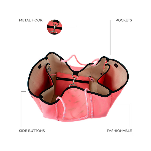 Forever 21 EVERYDAY TOTE NEON PINK