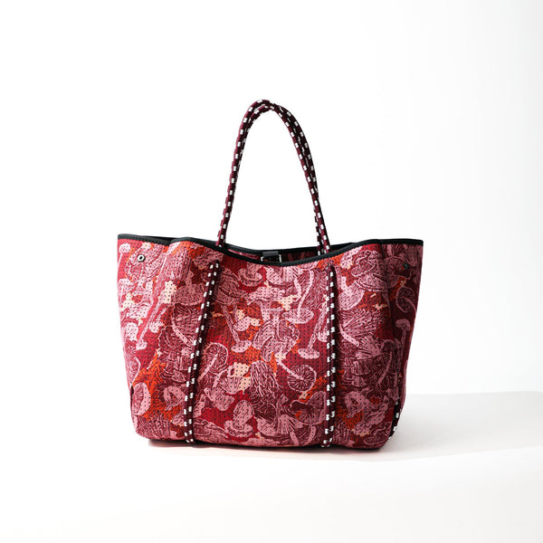 forever 21 EVERYDAY TOTE SHROOMS RED