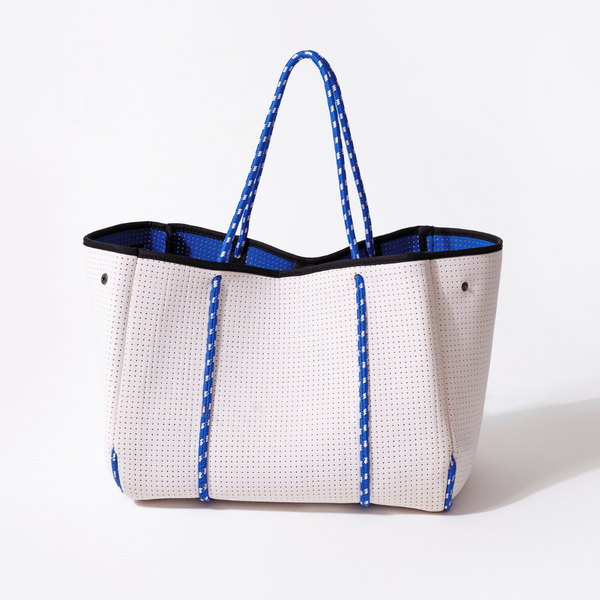 forever 21 EVERYDAY TOTE WHITE BLUES