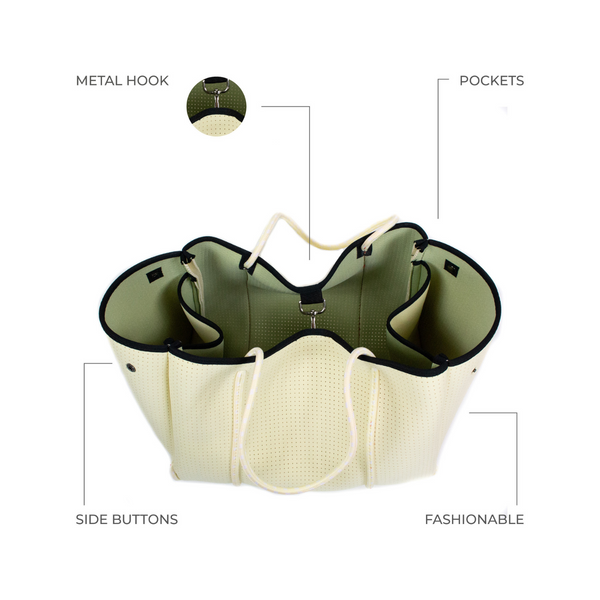 Forever 21 EVERYDAY TOTE YELLOW PASTEL