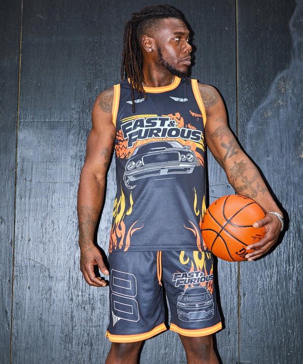 Forever 21 Fast & Furious Basketball Jersey - Black