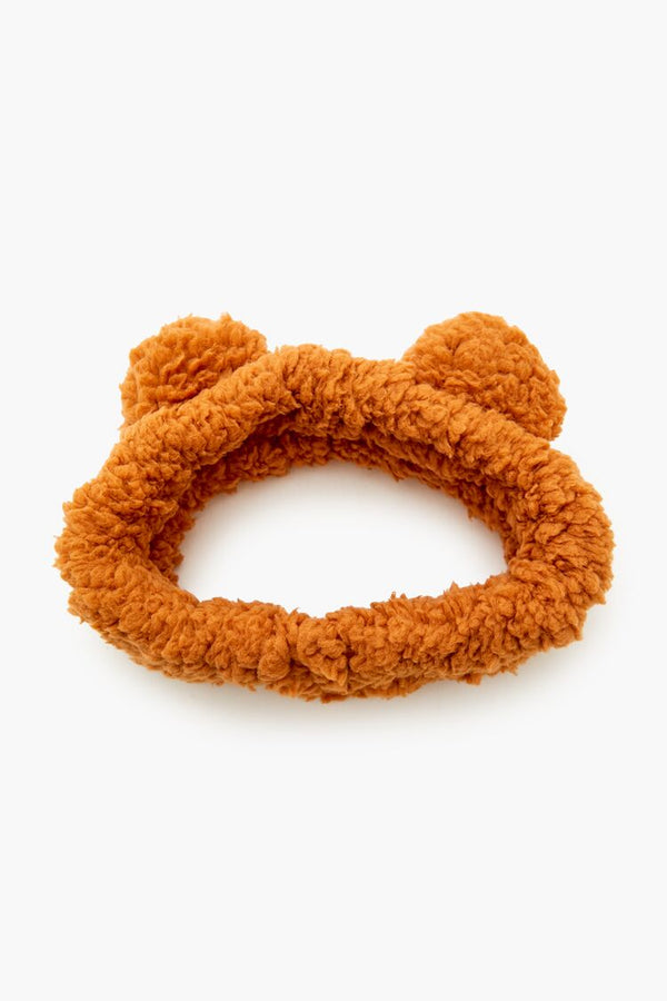 forever 21 Faux Shearling Bear Headwrap
