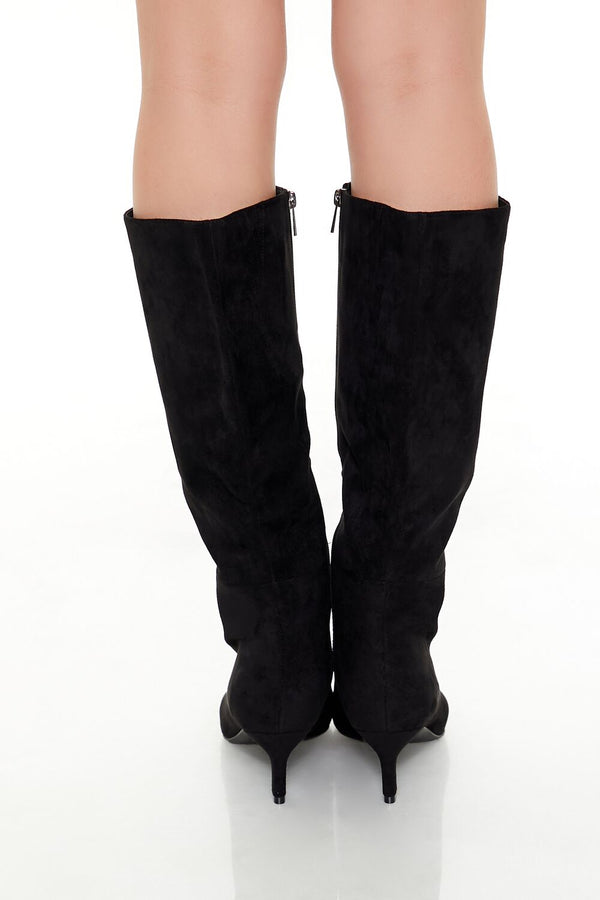 Forever 21 Faux Suede Pointed-Toe Boots