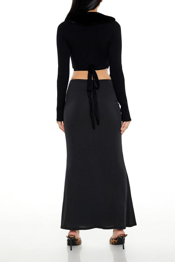 Forever 21 Fit & Flare Maxi Skirt